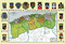 CARTE ADMINISTRATIVE DE L'ALGÉRIE 1958