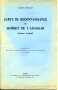 CARTE DE RECONNAISSANCE DU SOMMET DE L'AHAGGAR