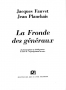 LA FRONDE DES GENERAUX