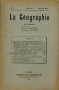 LA GEOGRAPHIE Revue mensuelle