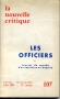 LES OFFICIERS et journal de marche d'un capitaine en Kabylie