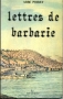 LETTRES DE BARBARIE 1785-1786
