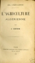 L’AGRICULTURE ALGÉRIENNE