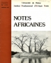 Notes africaines N°153 Janvier 1977