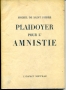 PLAIDOYER POUR L’AMNISTIE