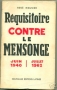 REQUISITOIRE CONTRE LE MENSONGE