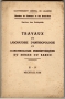 TRAVAUX DU LABORATOIRE D ANTHROPOLOGIE ET D ARCHEOLOGIE ET